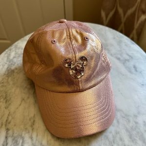 Rose Gold Sparkle Disney Hat